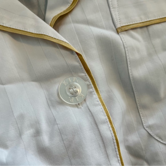 KIP. Premium Cotton Pajama Set in Lily White - Picture 8 of 16